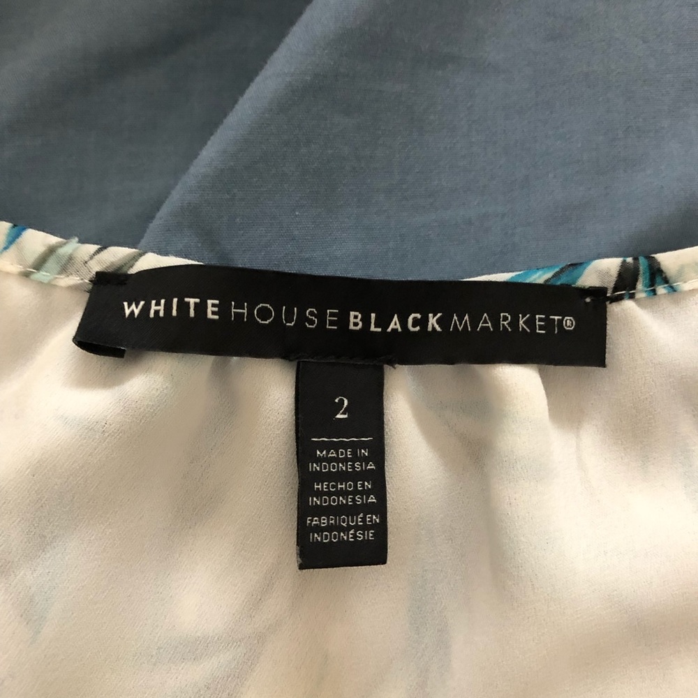 WHBM Pattern Blouse - Picture 6 of 7
